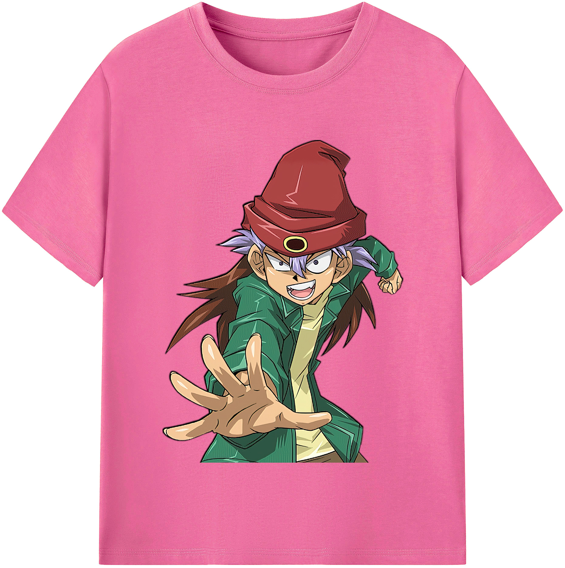 （画像用） 遊☆戯☆王 Yu-Gi-Oh! レディースカジュアルプリントTシャツ（綿100％）